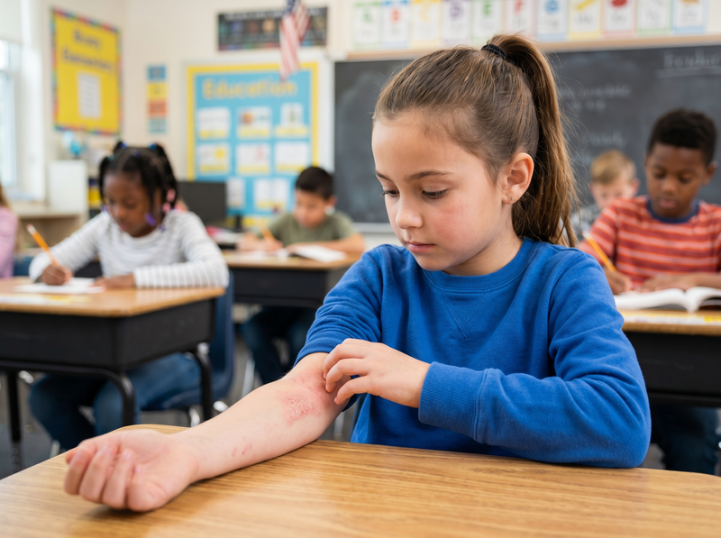 Eczema at School: How to Help Your Child Manage Flares, Itching, and Confidence