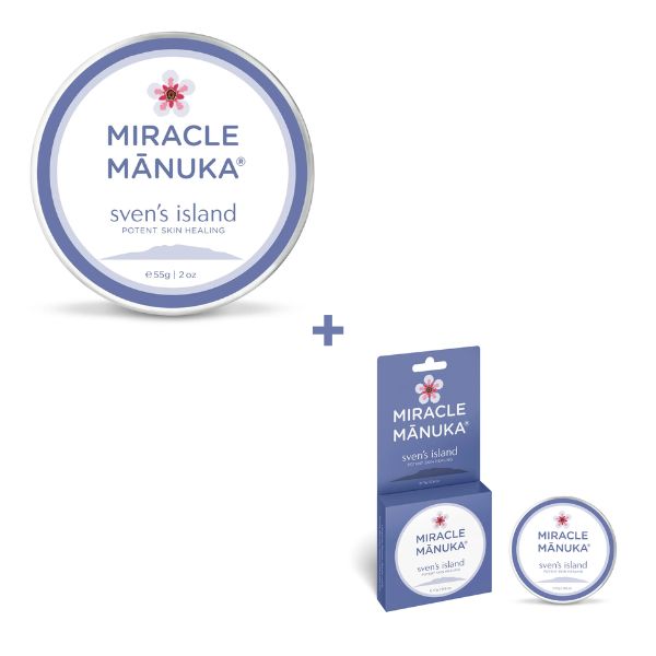 Miracle Manuka Skin Repair Ointment Bundle - 55g & 17g tin