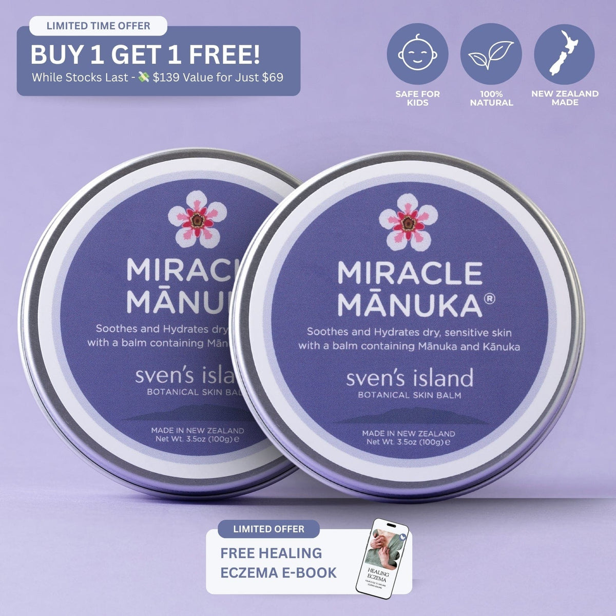 Miracle Manuka 3.5 oz – Parent And Child Deal